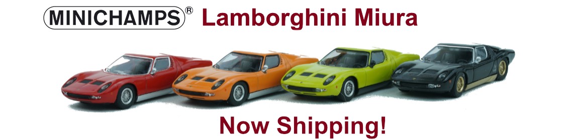 New Minichamps Lamborghini Miura Shipping