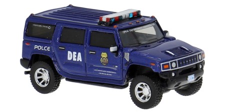 BOS87898 BoS Models Hummer H2 - Blue DEA
