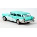 BR18175 HO Scale Brekina 1957 Buick Century Caballero - Turquoise/White