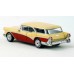 BR18176 HO Scale Brekina 1957 Buick Century Caballero - Red/Cream