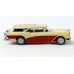 BR18176 HO Scale Brekina 1957 Buick Century Caballero - Red/Cream
