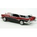 BR18178 HO Scale Brekina 1957 Buick Century Caballero - Red/Black