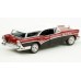 BR18178 HO Scale Brekina 1957 Buick Century Caballero - Red/Black