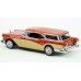 BR18179 HO Scale Brekina 1957 Buick Century Caballero - Orange/Cream