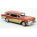 BR18179 HO Scale Brekina 1957 Buick Century Caballero - Orange/Cream