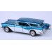 BR18180 HO Scale Brekina 1957 Buick Century Caballero - Dark Turquoise/White