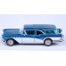 BR18180 HO Scale Brekina 1957 Buick Century Caballero - Dark Turquoise/White