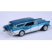 BR18180 HO Scale Brekina 1957 Buick Century Caballero - Dark Turquoise/White