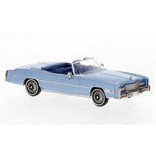 BR19753 HO Scale Brekina 1976 Cadillac Eldorado Convertible - Light Blue