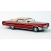 BR18125 HO Scale Brekina 1972 Cadillac Coupe DeVille - Red/Cream