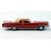 BR18125 HO Scale Brekina 1972 Cadillac Coupe DeVille - Red/Cream