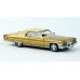 BR18126 HO Scale Brekina 1972 Cadillac Coupe DeVille - Gold/Cream
