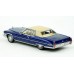 BR18127 HO Scale Brekina 1972 Cadillac Coupe DeVille - Metallic Blue/Beige