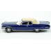BR18127 HO Scale Brekina 1972 Cadillac Coupe DeVille - Metallic Blue/Beige