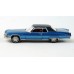 BR18128 HO Scale Brekina 1972 Cadillac Coupe DeVille - Metallic Blue/Black