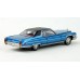 BR18128 HO Scale Brekina 1972 Cadillac Coupe DeVille - Metallic Blue/Black