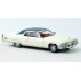 BR18129 HO Scale Brekina 1972 Cadillac Coupe DeVille - White/Blue