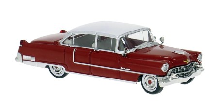 BR18358 HO Scale Brekina 1955 Cadillac Fleetwood - Red/White BR18358 HO Scale Brekina 1955 Cadillac Fleetwood - Red/White