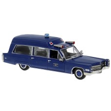 BR19788 HO Scale Brekina 1966 Cadillac Miller Meteor Ambulance - US Air Force Blue BR19788 HO Scale Brekina 1966 Cadillac Miller Meteor Ambulance - US Air Force Blue