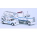 BR19668 - Brekina HO 1968 Chevrolet C30 Tow Truck - White NYPD