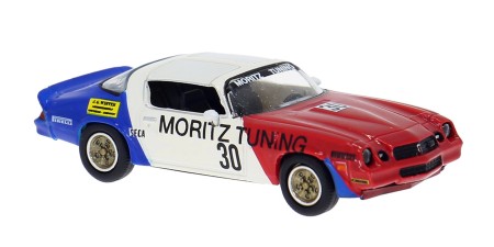 BR18057 - Brekina HO 1980 Chevrolet Camaro Z28 - Red/White/Blue Moritz Tuning #30