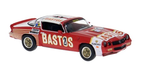 BR18058 - Brekina HO 1980 Chevrolet Camaro Z28 - Red/White Bastos Racing Team #21 BR18058 - Brekina HO 1980 Chevrolet Camaro Z28 - Red/White Bastos Racing Team #21