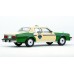 BR19712- Brekina HO 1987 Chevrolet Caprice Sedan - Chicago Taxi (green/yellow)