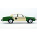 BR19712- Brekina HO 1987 Chevrolet Caprice Sedan - Chicago Taxi (green/yellow)