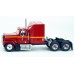 BR85784 HO Scale Brekina Chevrolet Bison Sleeper Truck Tractor - Red