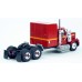 BR85784 HO Scale Brekina Chevrolet Bison Sleeper Truck Tractor - Red