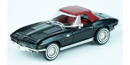 BR18025 - Brekina HO '63-'67 Chevrolet Corvette C2 - Black