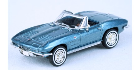 BR18027 - Brekina HO '63-'67 Chevrolet Corvette C2 - Metallic Green