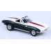 BR18029 - Brekina HO '63-'67 Chevrolet Corvette C2 - Black/White/Red BR18029 - Brekina HO '63-'67 Chevrolet Corvette C2 - Black/White/Red