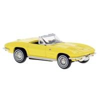 BR18030 - Brekina HO '63-'67 Chevrolet Corvette C2 - Yellow