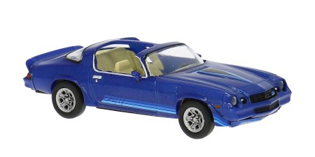 BR18054 - Brekina HO 1980 Chevrolet Camaro Z28 - Blue BR18054 - Brekina HO 1980 Chevrolet Camaro Z28 - Blue