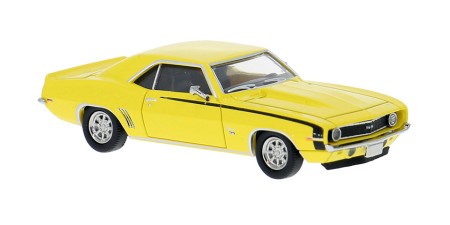 BR18377 HO Scale Brekina 1969 Chevrolet Camaro SS - Yellow/Black Stripes BR18377 HO Scale Brekina 1969 Chevrolet Camaro SS - Yellow/Black Stripes