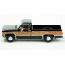 BR19658 - Brekina HO 1981 Chevrolet C20 Pickup - Black Woodgrain Sides