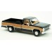 BR19658 - Brekina HO 1981 Chevrolet C20 Pickup - Black Woodgrain Sides