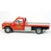 BR19671 - Brekina HO 1968 Chevrolet C30 Flatbed Truck - VFD Red