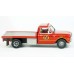 BR19671 - Brekina HO 1968 Chevrolet C30 Flatbed Truck - VFD Red