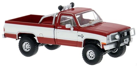 BR19692 - Brekina HO 1982 Chevrolet C10 Lifted Pickup - Red/White Two Tone BR19692 - Brekina HO 1982 Chevrolet C10 Lifted Pickup - Red/White Two Tone