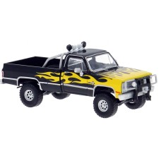 BR19693 - Brekina HO 1982 Chevrolet C10 Lifted Pickup - Black w/Yellow Flames BR19693 - Brekina HO 1982 Chevrolet C10 Lifted Pickup - Black w/Yellow Flames
