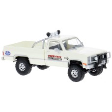 BR19694 - Brekina HO 1982 Chevrolet C10 Lifted Pickup - White Hurricane Hell Drivers BR19694 - Brekina HO 1982 Chevrolet C10 Lifted Pickup - White Hurricane Hell Drivers