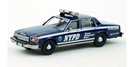 BR19709 - Brekina HO 1987 Chevrolet Caprice Sedan - NYPD Auxiliary Police