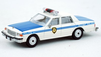 BR19710 - Brekina HO 1987 Chevrolet Caprice Sedan - NYPD Transit Police