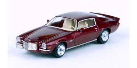 BR19917 - Brekina HO 1970 Chevrolet Camaro Rally Sport - Metallic Dark Red