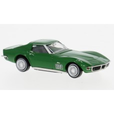 BR19989 - Brekina HO '68-'72 Chevrolet Corvette C3 Coupe - Green