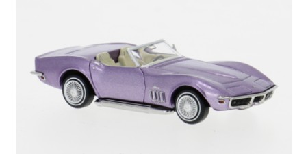 BR19995 - Brekina HO '68-'72 Chevrolet Corvette C3 Convertible - Purple