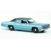 BR18151 HO Scale Brekina 1974 Dodge Monaco - Metallic Blue-Green/Black