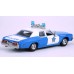 BR18153 HO Scale Brekina 1974 Dodge Monaco - Blue/White Chicago PD